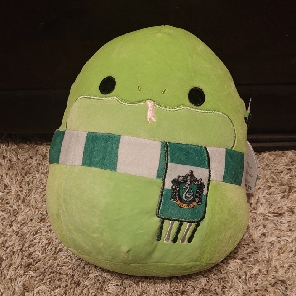 Green Snake Plush with Scarf
